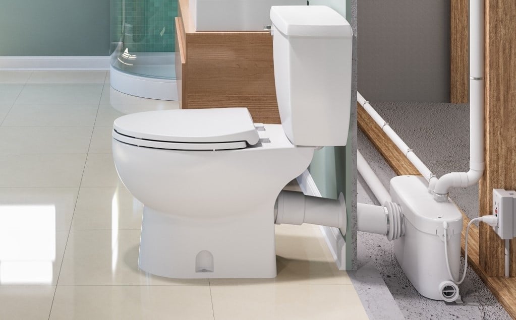 Standard macerating toilet